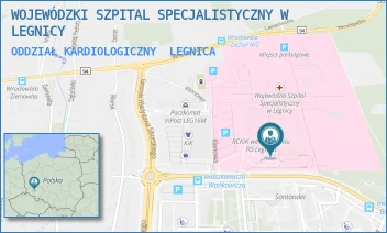 ODDZIAŁ KARDIOLOGICZNY - WOJEWÓDZKI SZPITAL SPECJALISTYCZNY W LEGNICY - UL. JAROSŁAWA IWASZKIEWICZA 5,  LEGNICA
