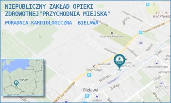 PORADNIA KARDIOLOGICZNA - NIEPUBLICZNY ZAKŁAD OPIEKI ZDROWOTNEJ"PRZYCHODNIA MIEJSKA" - UL. WOLNOŚCI 148,  BIELAWA