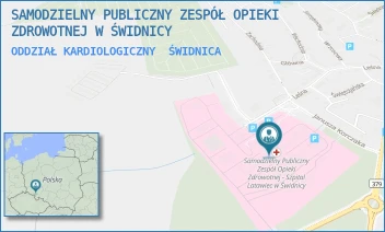 ODDZIAŁ KARDIOLOGICZNY - SAMODZIELNY PUBLICZNY ZESPÓŁ OPIEKI ZDROWOTNEJ W ŚWIDNICY - UL. LEŚNA 27-29,  ŚWIDNICA