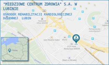 OŚRODEK REHABILITACJI KARDIOLOGICZNEJ DZIENNEJ - "MIEDZIOWE CENTRUM ZDROWIA" S.A. W LUBINIE - UL. MARII SKŁODOWSKIEJ-CURIE 52-60,  LUBIN