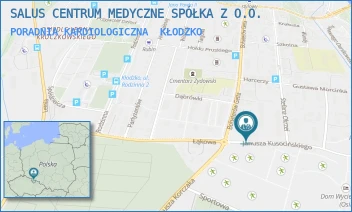 PORADNIA KARDIOLOGICZNA - SALUS CENTRUM MEDYCZNE SPÓŁKA Z O.O. - UL. JANUSZA KUSOCIŃSKIEGO 3A, KŁODZKO