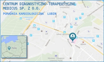 PORADNIA KARDIOLOGICZNA - CENTRUM DIAGNOSTYCZNO-TERAPEUTYCZNE MEDICUS SP. Z O.O. - UL. LEŚNA 8,  LUBIN