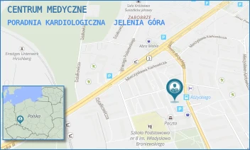 PORADNIA KARDIOLOGICZNA - CENTRUM MEDYCZNE - UL. LUDOMIRA RÓŻYCKIEGO 6, JELENIA GÓRA