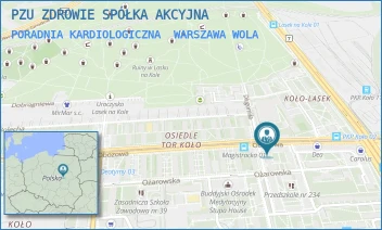PORADNIA KARDIOLOGICZNA - PZU ZDROWIE SPÓŁKA AKCYJNA - OBOZOWA 63/65,  WARSZAWA WOLA