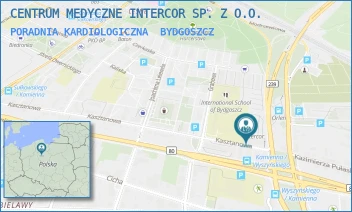 PORADNIA KARDIOLOGICZNA - CENTRUM MEDYCZNE INTERCOR SP. Z O.O. - KASZTANOWA 57,  BYDGOSZCZ