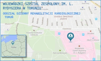 ODDZIAŁ DZIENNY REHABILITACJI KARDIOLOGICZNEJ - WOJEWÓDZKI SZPITAL ZESPOLONY IM. L. RYDYGIERA W TORUNIU - ŚW. JÓZEFA 53-59,  TORUŃ