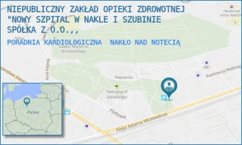 PORADNIA KARDIOLOGICZNA - NOWY SZPITAL W NAKLE I SZUBINIE SPÓŁKA Z O.O. - MICKIEWICZA 7,  NAKŁO NAD NOTECIĄ