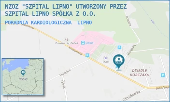 PORADNIA KARDIOLOGICZNA - NZOZ "SZPITAL LIPNO" UTWORZONY PRZEZ SZPITAL LIPNO SPÓŁKA Z O.O. - NIESZAWSKA 6,  LIPNO