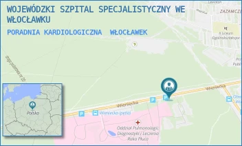 PORADNIA KARDIOLOGICZNA - WOJEWÓDZKI SZPITAL SPECJALISTYCZNY WE WŁOCŁAWKU - WIENIECKA 49,  WŁOCŁAWEK