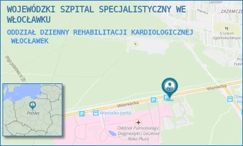 ODDZIAŁ DZIENNY REHABILITACJI KARDIOLOGICZNEJ - WOJEWÓDZKI SZPITAL SPECJALISTYCZNY WE WŁOCŁAWKU - WIENIECKA 49,  WŁOCŁAWEK