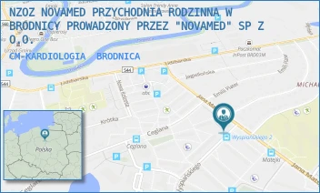 CM-KARDIOLOGIA - NZOZ NOVAMED PRZYCHODNIA RODZINNA W BRODNICY PROWADZONY PRZEZ "NOVAMED" SP Z O.O. - WYSPIAŃSKIEGO 2A,  BRODNICA