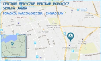 PORADNIA KARDIOLOGICZNA - CENTRUM MEDYCZNE MEDIKAR-BOROWICZ SPÓŁKA JAWNA - ANDRZEJA 15,  INOWROCŁAW