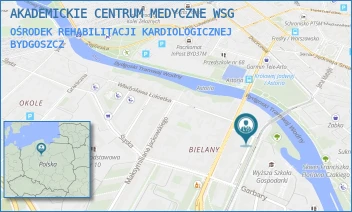 OŚRODEK REHABILITACJI KARDIOLOGICZNEJ - AKADEMICKIE CENTRUM MEDYCZNE WSG - ADAMA NARUSZEWICZA 11,  BYDGOSZCZ