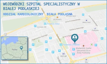 ODDZIAŁ KARDIOLOGICZNY - WOJEWÓDZKI SZPITAL SPECJALISTYCZNY W BIAŁEJ PODLASKIEJ - TEREBELSKA 57-65,  BIAŁA PODLASKA