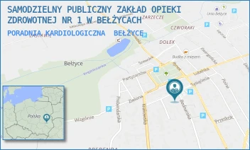 PORADNIA KARDIOLOGICZNA - SAMODZIELNY PUBLICZNY ZAKŁAD OPIEKI ZDROWOTNEJ NR 1 W BEŁŻYCACH - BEDNARSKA 2,  BEŁŻYCE