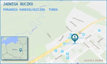 PORADNIA KARDIOLOGICZNA - JADWIGA BUCZKO - KLONOWA 61,  TURKA