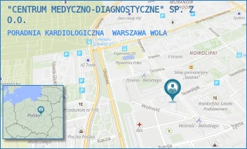 PORADNIA KARDIOLOGICZNA - "CENTRUM MEDYCZNO-DIAGNOSTYCZNE" SP. Z O.O. - JÓZEFA BELLOTTIEGO 1/9-11,  WARSZAWA WOLA