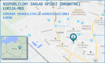 OŚRODEK REHABILITACJI KARDIOLOGICZNEJ - NIEPUBLICZNY ZAKŁAD OPIEKI ZDROWOTNEJ ŁUKSJA-MED - STAROPIJARSKA 3,  ŁUKÓW