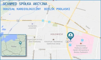 ODDZIAŁ KARDIOLOGICZNY - SCANMED SPÓŁKA AKCYJNA - KLESZCZELOWSKA 1,  BIELSK PODLASKI