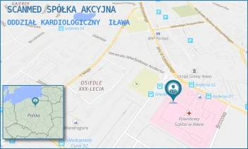 ODDZIAŁ KARDIOLOGICZNY - SCANMED SPÓŁKA AKCYJNA - GEN. ANDERSA 3,  IŁAWA