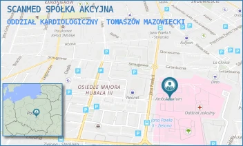 ODDZIAŁ KARDIOLOGICZNY - SCANMED SPÓŁKA AKCYJNA - UL. JANA PAWŁA II 35,  TOMASZÓW MAZOWIECKI
