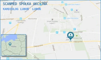 KARDIOLOG LUBOŃ - SCANMED SPÓŁKA AKCYJNA - ŻEROMSKIEGO 1,  LUBOŃ