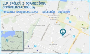 PORADNIA KARDIOLOGICZNA - SULECHÓW - LLP SPÓŁKA Z OGRANICZONĄ ODPOWIEDZIALNOŚCIĄ - UL. KRAŃCOWA 2A,  SULECHÓW