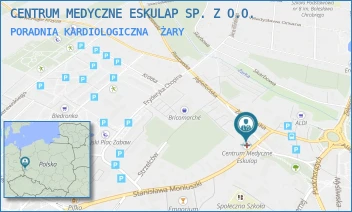 PORADNIA KARDIOLOGICZNA - CENTRUM MEDYCZNE ESKULAP SP. Z O.O. - UL. MONIUSZKI 2A,  ŻARY