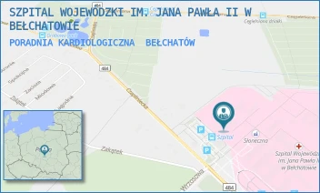 PORADNIA KARDIOLOGICZNA - SZPITAL WOJEWÓDZKI IM. JANA PAWŁA II W BEŁCHATOWIE - UL. CZAPLINIECKA 123,  BEŁCHATÓW