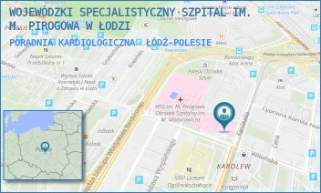 PORADNIA KARDIOLOGICZNA - WOJEWÓDZKI SPECJALISTYCZNY SZPITAL IM. M. PIROGOWA W ŁODZI - UL. WILEŃSKA 37,  ŁÓDŹ-POLESIE