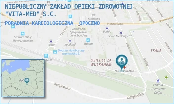 PORADNIA KARDIOLOGICZNA - NIEPUBLICZNY ZAKŁAD OPIEKI ZDROWOTNEJ "VITA-MED" S.C. - UL. PARTYZANTÓW 1A,  OPOCZNO