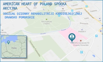 ODDZIAŁ DZIENNY REHABILITACJI KARDIOLOGICZNEJ - AMERICAN HEART OF POLAND SPÓŁKA AKCYJNA - BOLESŁAWA CHROBREGO 4,  DRAWSKO POMORSKIE