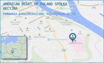 PORADNIA KARDIOLOGICZNA - AMERICAN HEART OF POLAND SPÓŁKA AKCYJNA - UL. FRANKLINA DELANO ROOSEVELTA 2,  KĘDZIERZYN-KOŹLE
