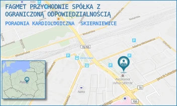 PORADNIA KARDIOLOGICZNA - FAGMET PRZYCHODNIE SPÓŁKA Z OGRANICZONĄ ODPOWIEDZIALNOŚCIĄ - UL. JANA III SOBIESKIEGO 29,  SKIERNIEWICE