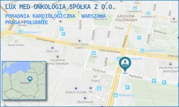 PORADNIA KARDIOLOGICZNA - LUX MED ONKOLOGIA SPÓŁKA Z O.O. - FIELDORFA 40,  WARSZAWA PRAGA-POŁUDNIE