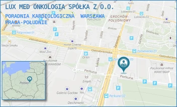 PORADNIA KARDIOLOGICZNA - LUX MED ONKOLOGIA SPÓŁKA Z O.O. - GEN. AUGUSTA EMILA FIELDORFA "NILA" 40,  WARSZAWA PRAGA-POŁUDNIE