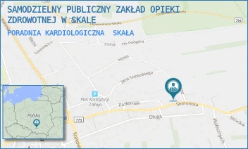 PORADNIA KARDIOLOGICZNA - SAMODZIELNY PUBLICZNY ZAKŁAD OPIEKI ZDROWOTNEJ W SKALE - UL. SŁOMNICKA 69,  SKAŁA