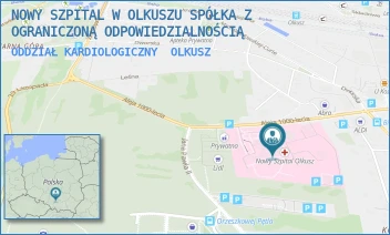ODDZIAŁ KARDIOLOGICZNY - NOWY SZPITAL W OLKUSZU SPÓŁKA Z OGRANICZONĄ ODPOWIEDZIALNOŚCIĄ - UL. 1000-LECIA 13,  OLKUSZ