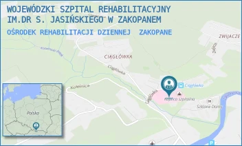 OŚRODEK REHABILITACJI DZIENNEJ - WOJEWÓDZKI SZPITAL REHABILITACYJNY IM.DR S. JASIŃSKIEGO W ZAKOPANEM - UL. CIĄGŁÓWKA 9, ZAKOPANE