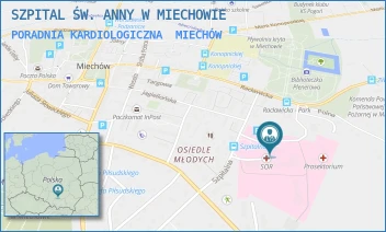 PORADNIA KARDIOLOGICZNA - SZPITAL ŚW. ANNY W MIECHOWIE - UL. SZPITALNA 3,  MIECHÓW