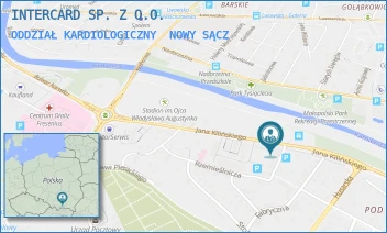 ODDZIAŁ KARDIOLOGICZNY - INTERCARD SP. Z O.O. - UL. JANA KILIŃSKIEGO 68,  NOWY SĄCZ