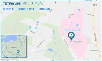 ODDZIAŁ KARDIOLOGII - INTERCARD SP. Z O.O. - UL. KORCZYŃSKA 57,  KROSNO