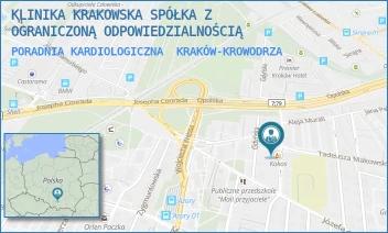 PORADNIA KARDIOLOGICZNA - PRZYCHODNIA KRAKOWSKA SPÓŁKA Z OGRANICZONĄ ODPOWIEDZIALNOŚCIĄ - UL. JÓZEFA MEHOFFERA 6,  KRAKÓW-KROWODRZA