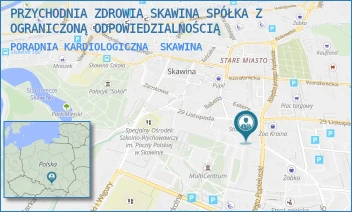 PORADNIA KARDIOLOGICZNA - PRZYCHODNIA ZDROWIA SKAWINA SPÓŁKA Z OGRANICZONĄ ODPOWIEDZIALNOŚCIĄ - UL. KS.J.POPIEŁUSZKI 2A,  SKAWINA