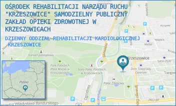 DZIENNY ODDZIAŁ REHABILITACJI KARDIOLOGICZNEJ - MAŁOPOLSKI SZPITAL REHABILITACYJNY W KRZESZOWICACH - UL. IGNACEGO DASZYŃSKIEGO 1,  KRZESZOWICE