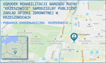 PORADNIA KARDIOLOGICZNA - MAŁOPOLSKI SZPITAL REHABILITACYJNY W KRZESZOWICACH - UL. IGNACEGO DASZYŃSKIEGO 1,  KRZESZOWICE