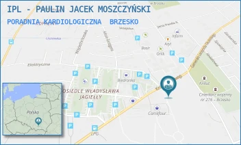 PORADNIA KARDIOLOGICZNA - IPL - PAULIN JACEK MOSZCZYŃSKI - UL. KRÓLOWEJ JADWIGI 5B,  BRZESKO