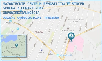 ODDZIAŁ KARDIOLOGICZNY - MAZOWIECKIE CENTRUM REHABILITACJI STOCER SPÓŁKA Z OGRANICZONĄ ODPOWIEDZIALNOŚCIĄ - WARSZTATOWA 1,  PRUSZKÓW