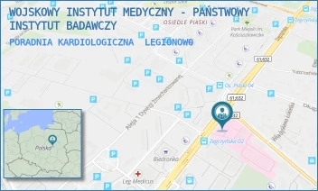 PORADNIA KARDIOLOGICZNA - WOJSKOWY INSTYTUT MEDYCZNY - PAŃSTWOWY INSTYTUT BADAWCZY - ZEGRZYŃSKA 8,  LEGIONOWO