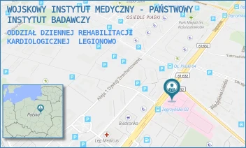 ODDZIAŁ DZIENNEJ REHABILITACJI KARDIOLOGICZNEJ - WOJSKOWY INSTYTUT MEDYCZNY - PAŃSTWOWY INSTYTUT BADAWCZY - ZEGRZYŃSKA 8,  LEGIONOWO